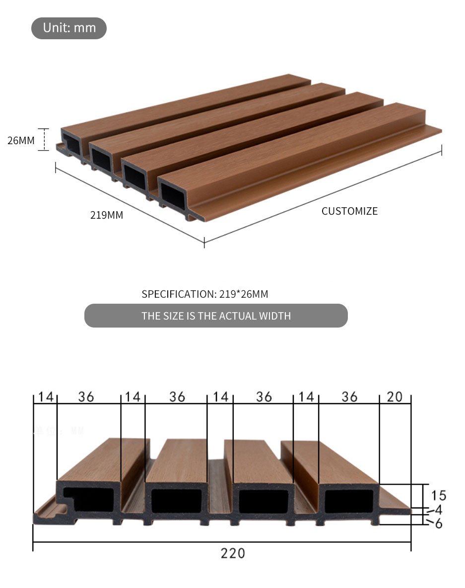 outdoor wpc wall panel